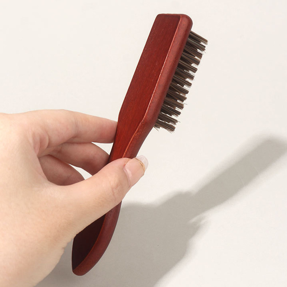 Men'S Beard Grooming - 2Pcs Beard Grooming Brush Wooden Brush