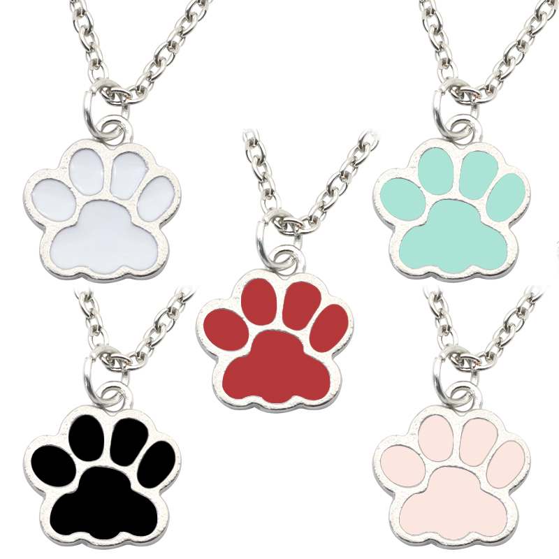 Mens Grooming Kit Gift - Fashion Dog Paw Cat Footprint Necklace