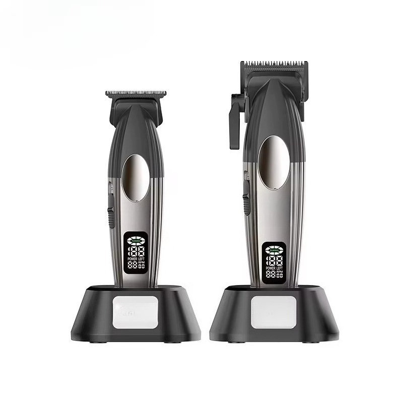 Men'S Grooming Electric Trimmer - Hair Clippers, Professional Barber Kit, Cordless