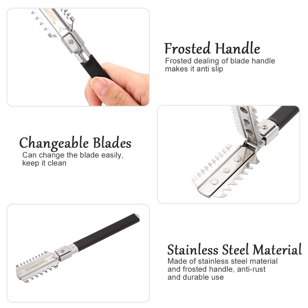 Double-Edge Shaving Haircut Ra - Mens Grooming Tools ulasan dan harga
