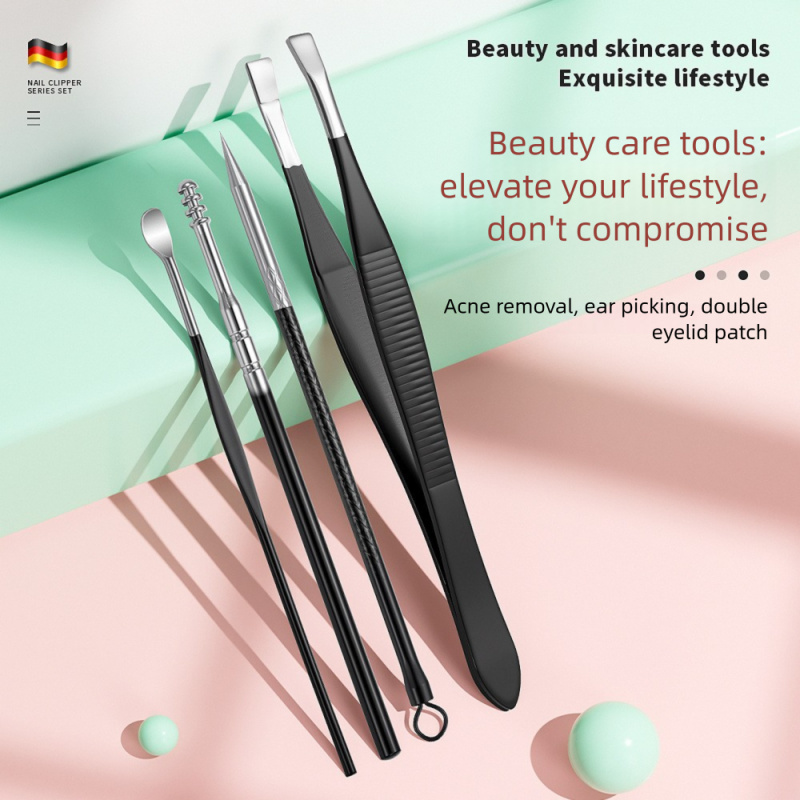 18pcs Manicure Pedicure Set, P - Mens Grooming Kit Gift ulasan dan harga