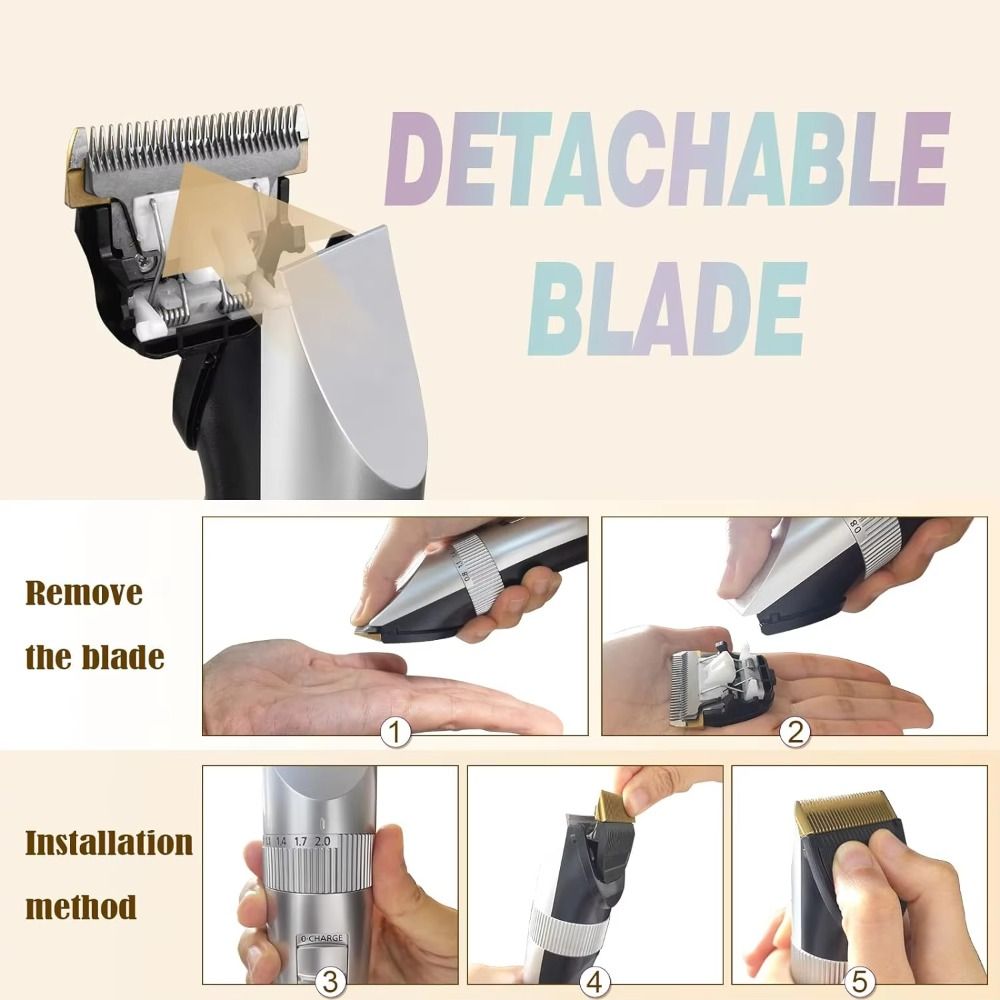 Portable Universal Hair Groomi - Men'S Grooming Electric Trimmer ulasan dan harga