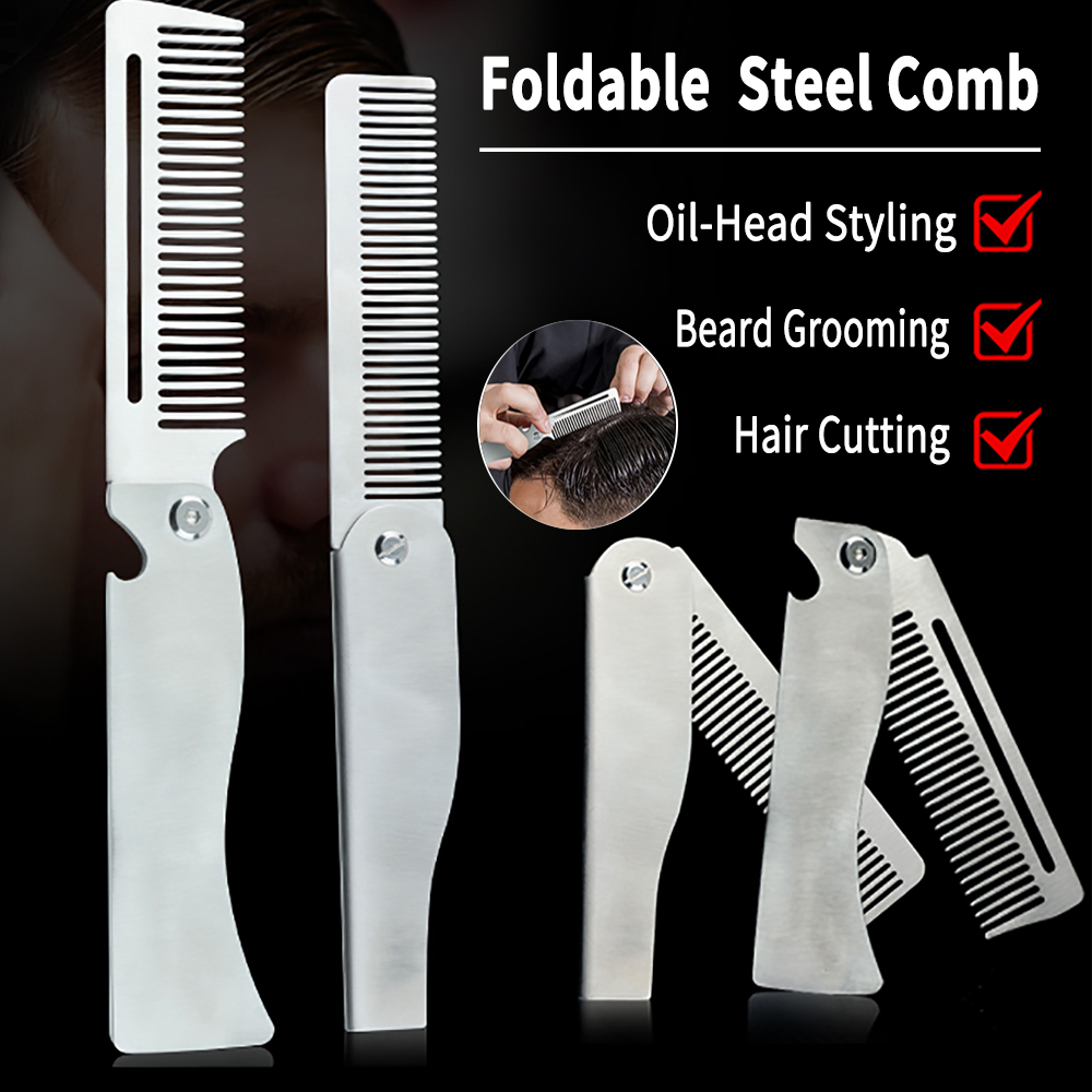 New Type 1/2PCS Portable Steel - Men'S Beard Grooming ulasan dan harga