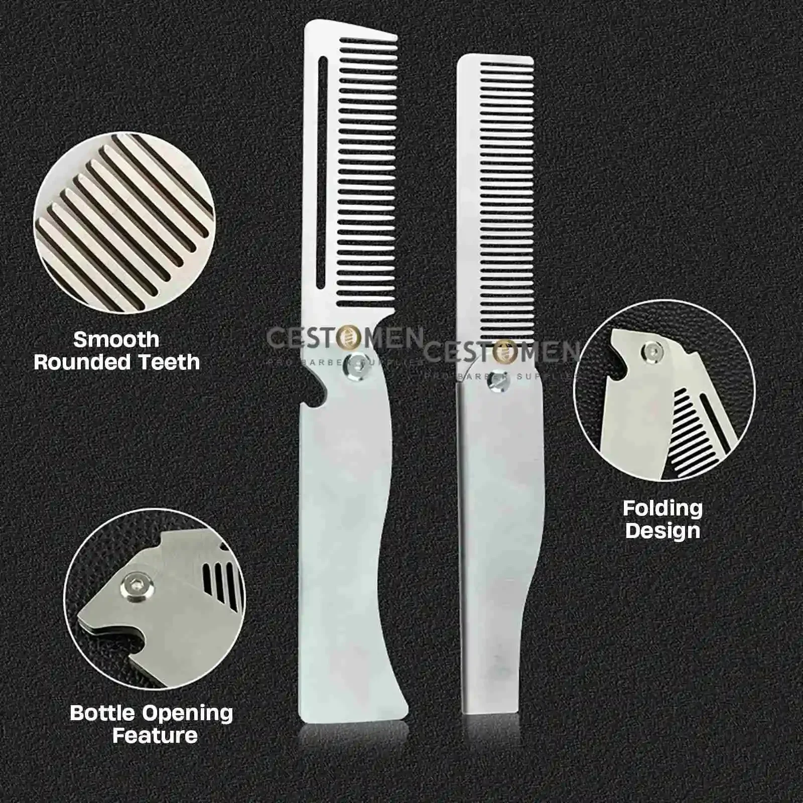 New Type 1/2PCS Portable Steel - Men'S Beard Grooming ulasan dan harga