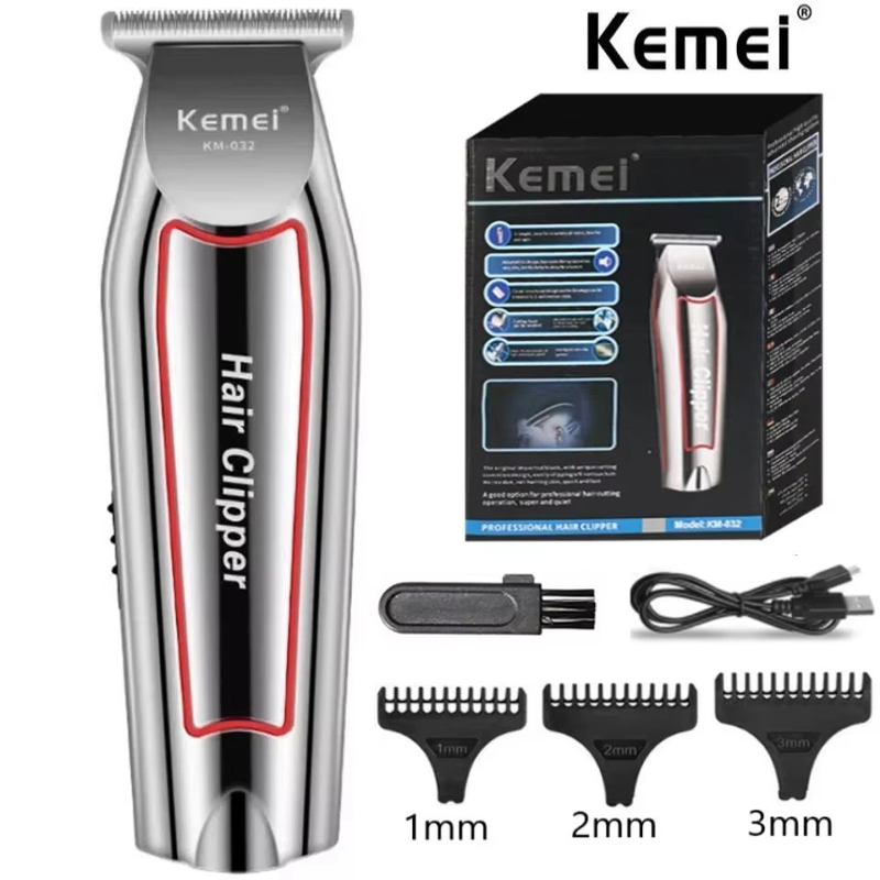 Kemei KM-032Hair Trimmer Elect - Men'S Grooming Electric Trimmer ulasan dan harga