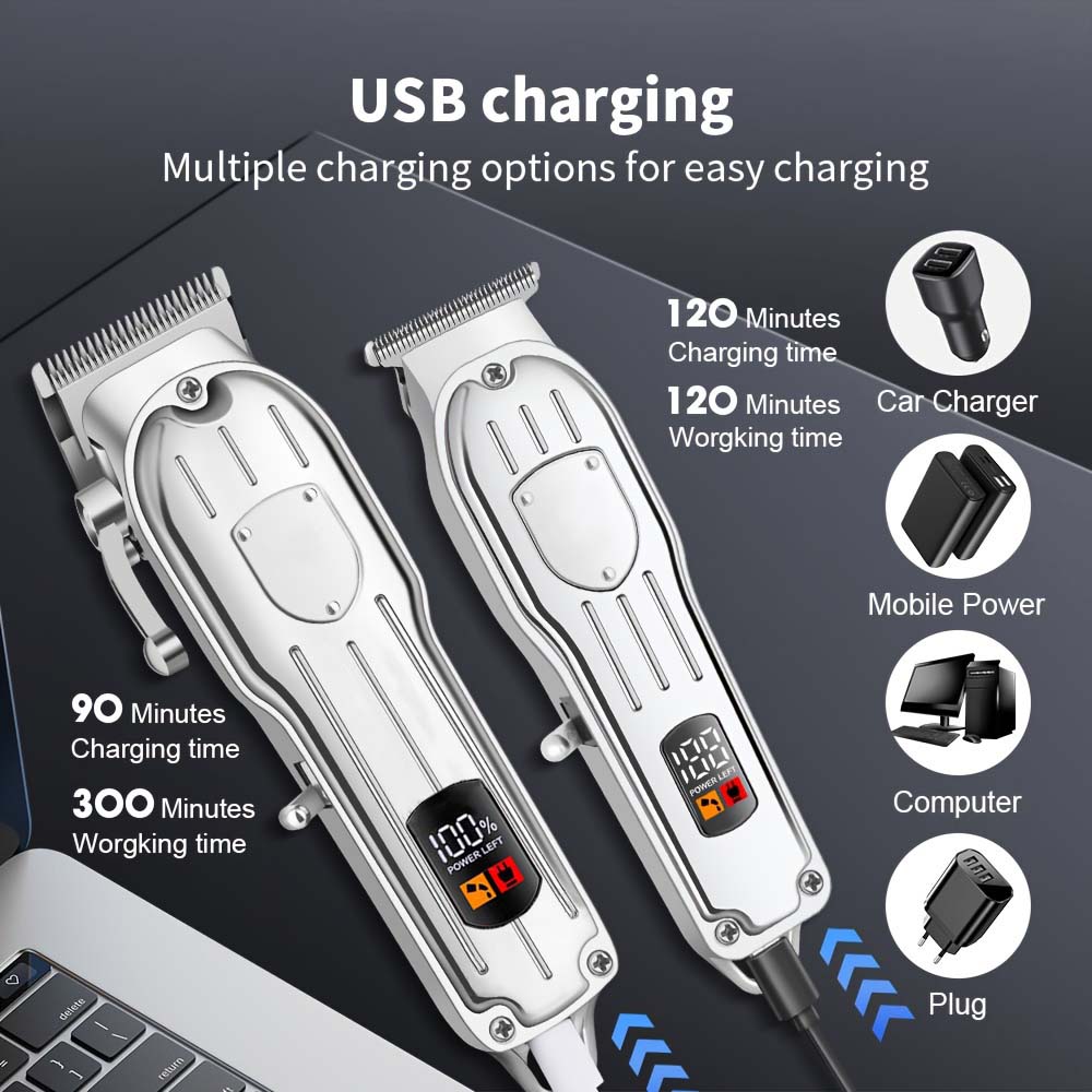 Professional Hair Clipper Set  - Mens Grooming Tools ulasan dan harga