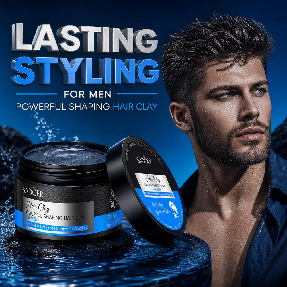 Men's Hair Styling Clay Strong - Men'S Grooming Hair ulasan dan harga
