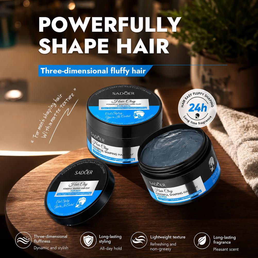 Men's Hair Styling Clay Strong - Men'S Grooming Hair ulasan dan harga