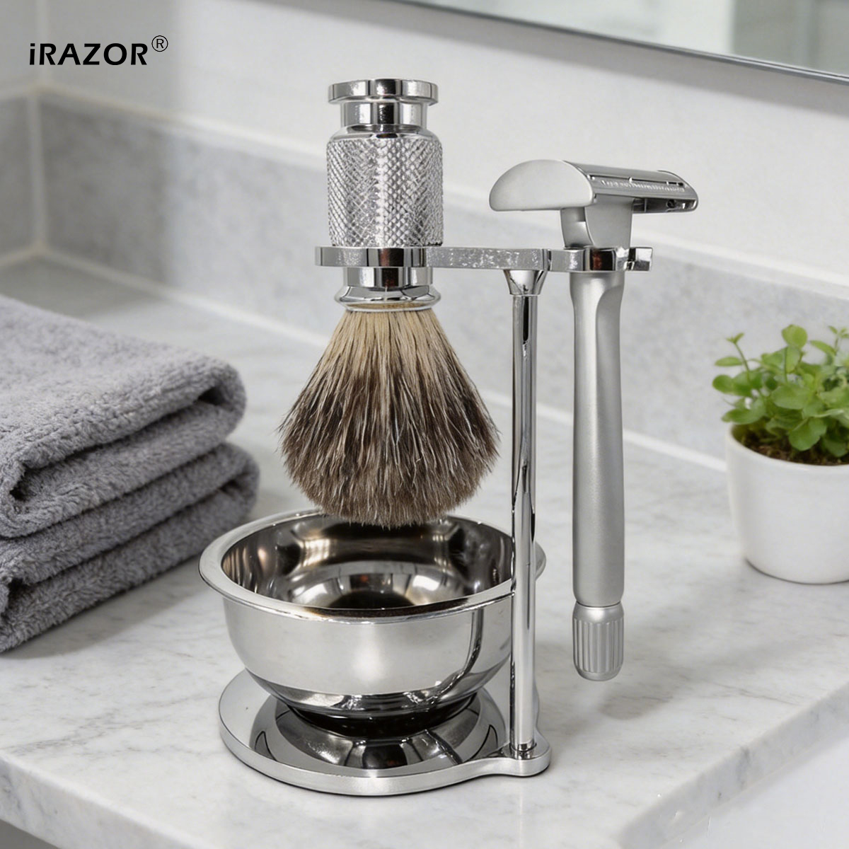 iRAZOR Butterfly Open Double E - Mens Grooming Kit Gift ulasan dan harga