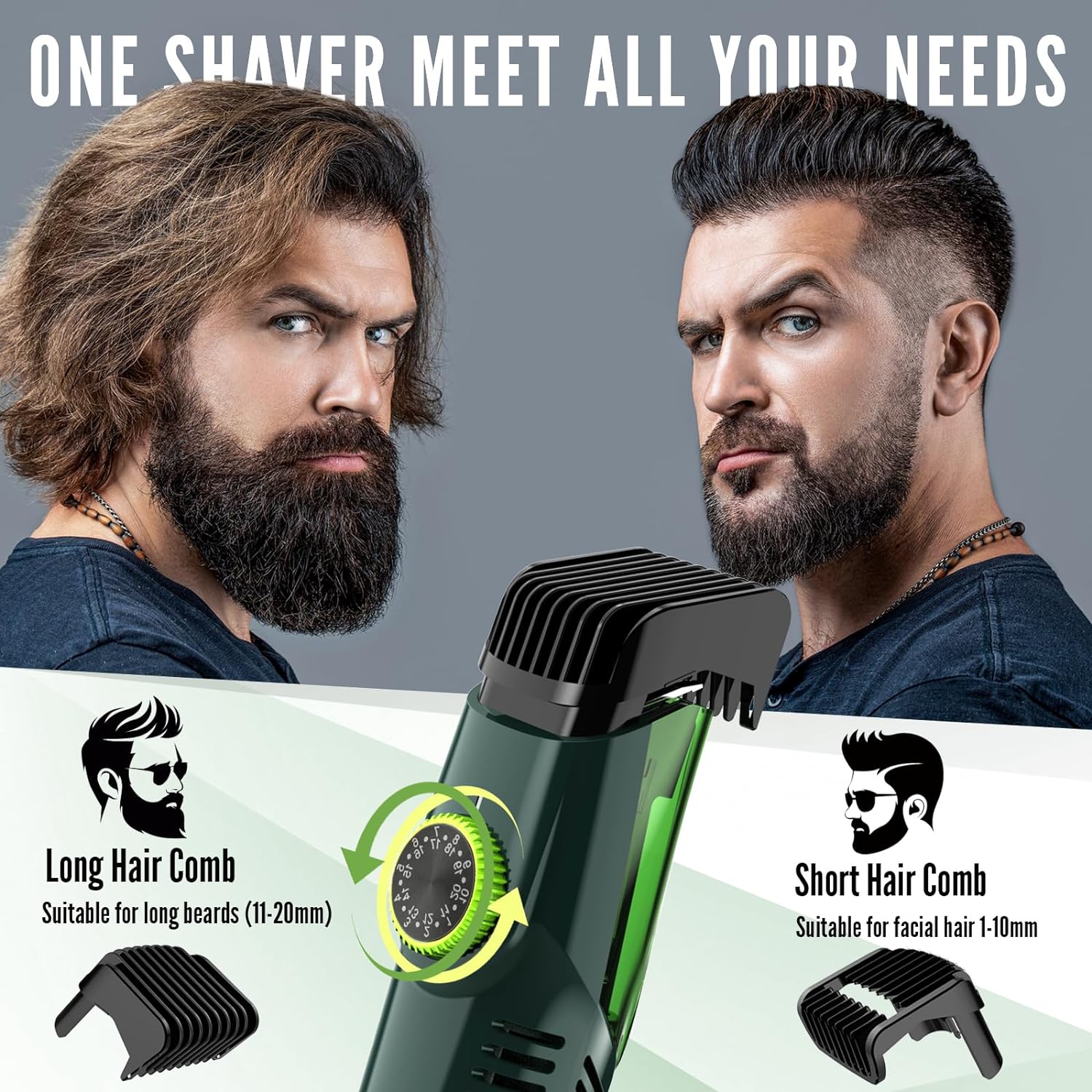 Hatteker Beard Trimmer for Men - Men'S Grooming Vacuum ulasan dan harga