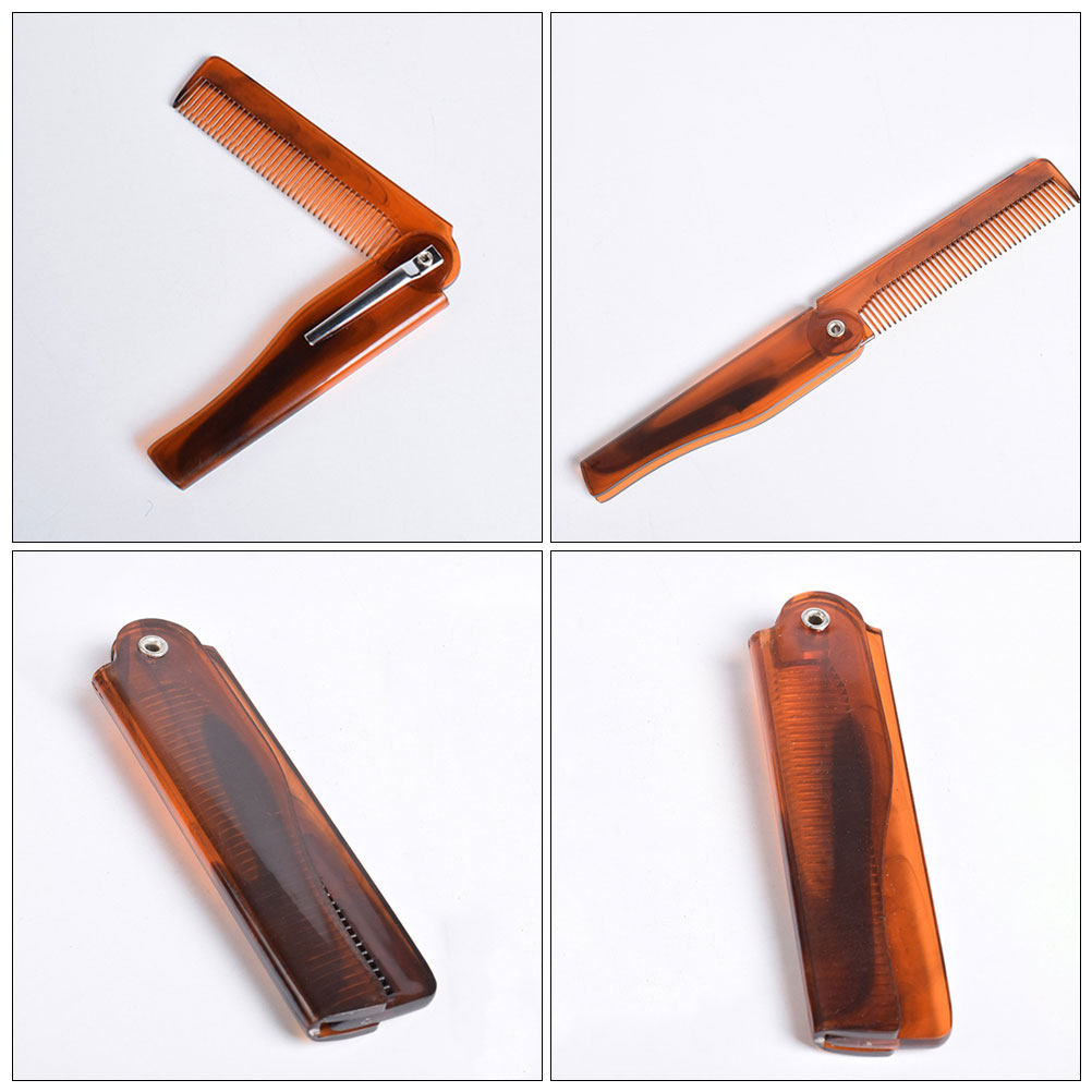 Foldable Hair Comb for Men Por - Men'S Grooming Hair ulasan dan harga