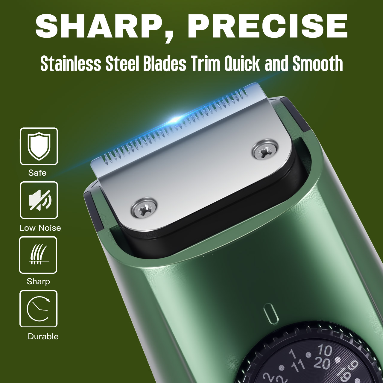 Solimpia Cordless Beard Trimme - Men'S Grooming Vacuum ulasan dan harga