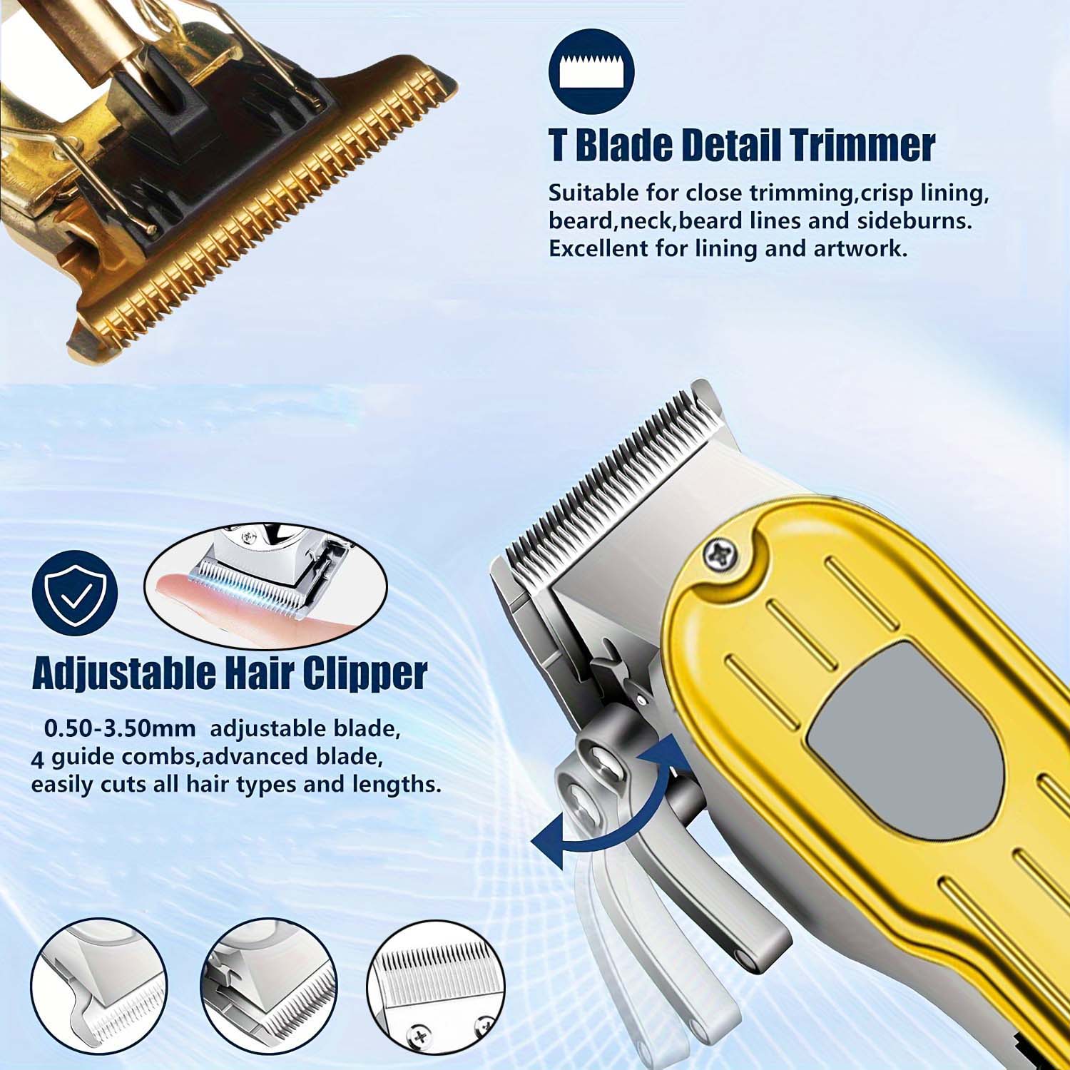 2 in 1 Electric Hair Clipper & - Men'S Grooming Electric Trimmer ulasan dan harga