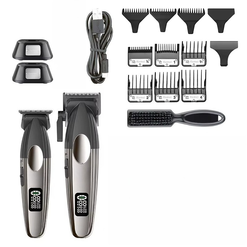 Hair Clippers, Professional Ba - Men'S Grooming Electric Trimmer ulasan dan harga