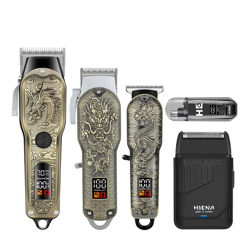 HIENA 5pcs Professional Hair C - Mens Grooming Kit Gift ulasan dan harga