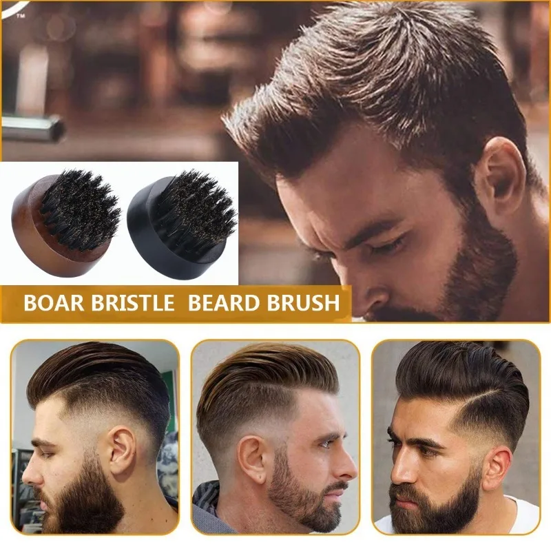 Beard Brush Man Boar Bristles  - Mens Grooming Tools ulasan dan harga