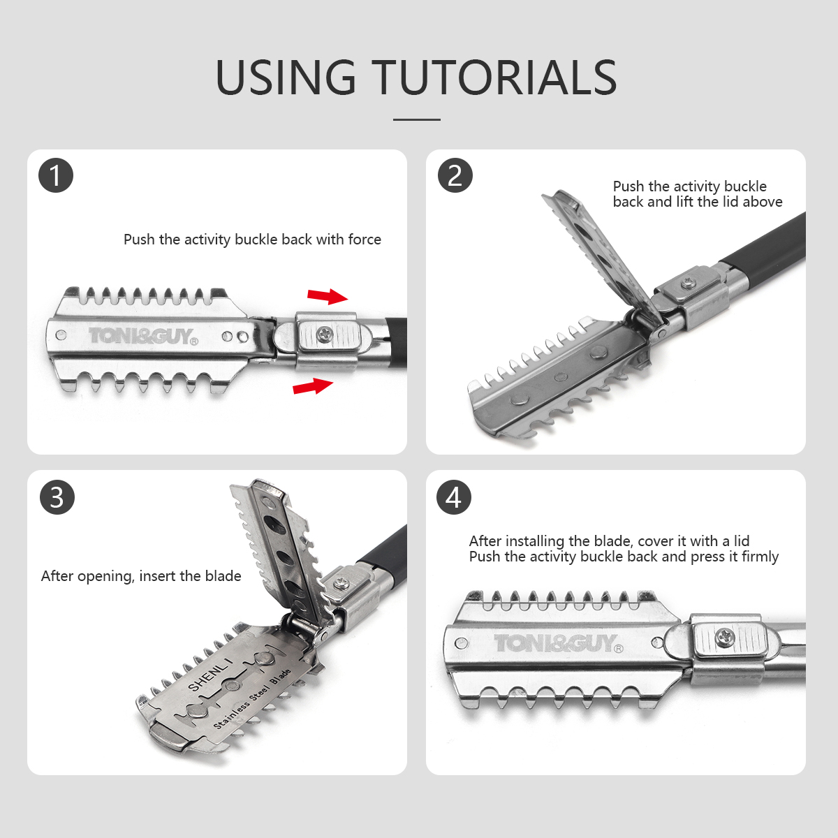 Salon Double-Edge Shaving Hair - Mens Grooming Tools ulasan dan harga
