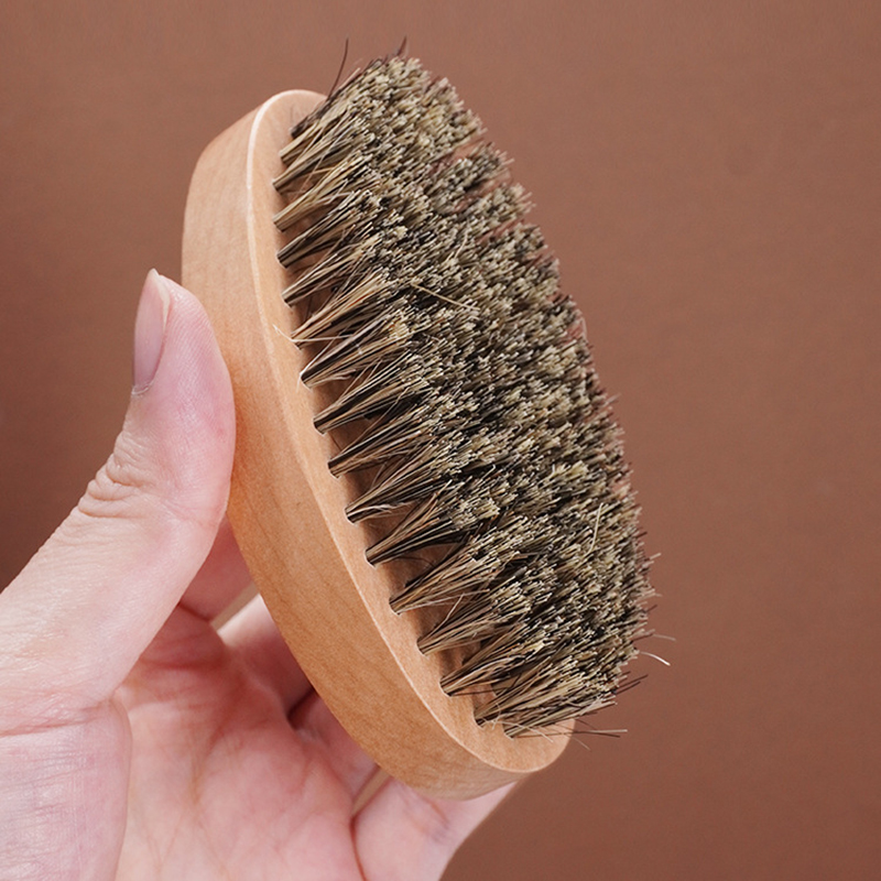 Natural Boar Bristle Beard Bru - Men'S Beard Grooming ulasan dan harga