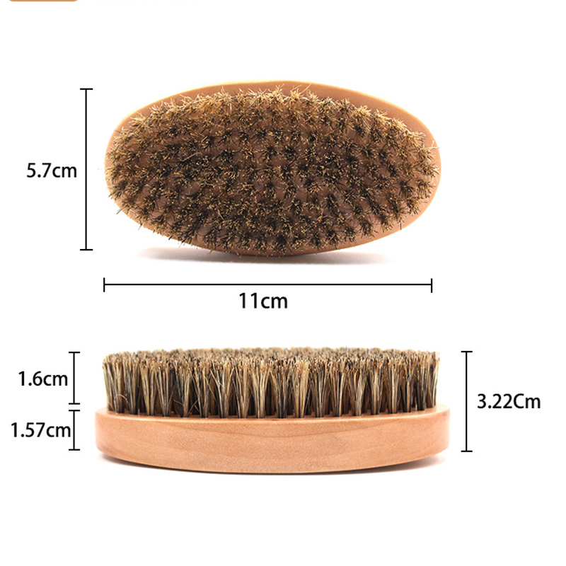 Natural Boar Bristle Beard Bru - Men'S Beard Grooming ulasan dan harga