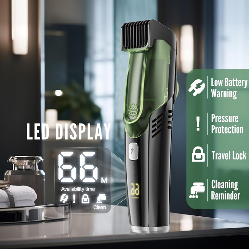 Cordless Men Beard Trimmer Rec - Men'S Grooming Vacuum ulasan dan harga